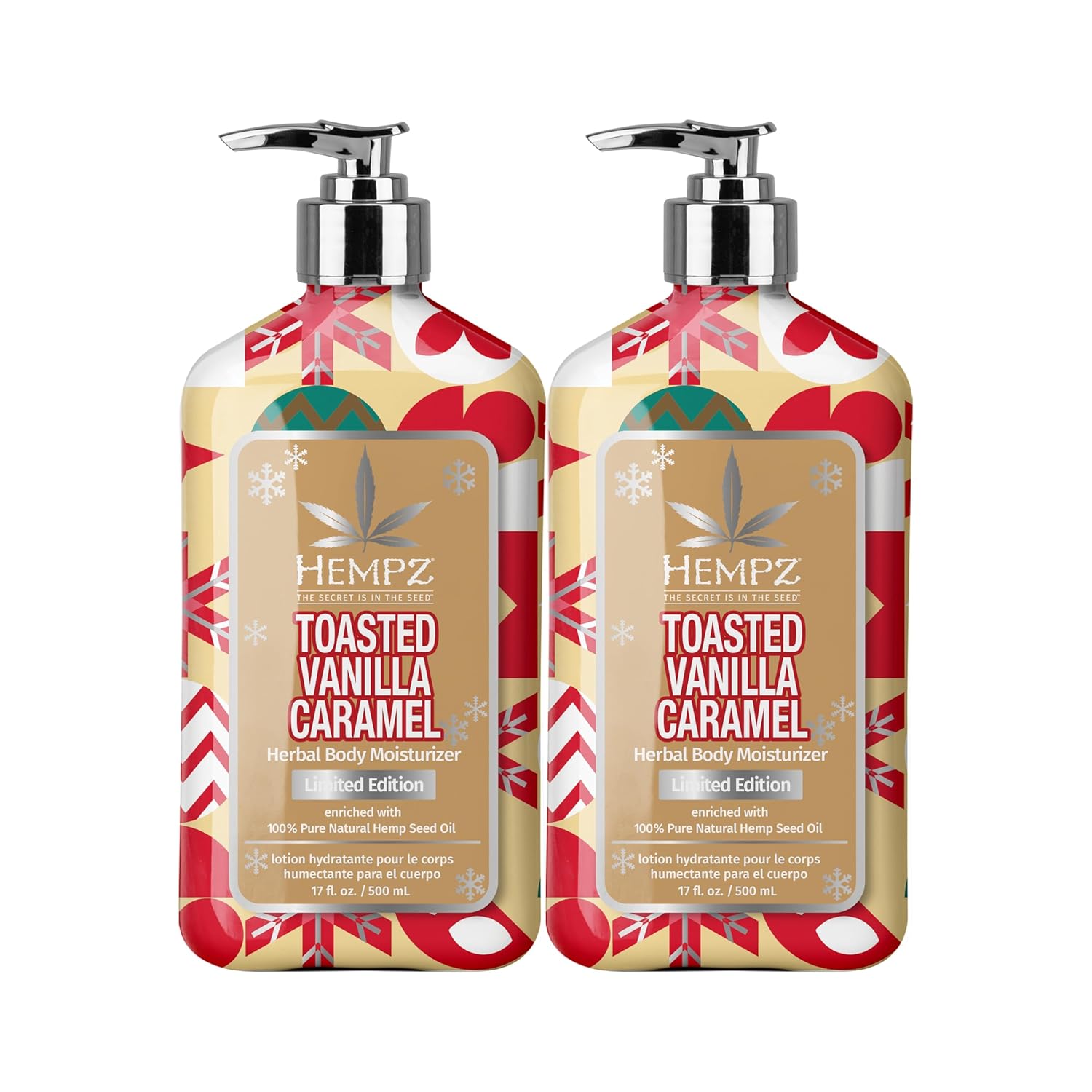 Hempz Toasted Vanilla Caramel Body Lotion for All Skin Types