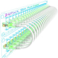 Cat6a Patch Cables Slim 10ft (24 Pack) - Slim 10G Patch Cables