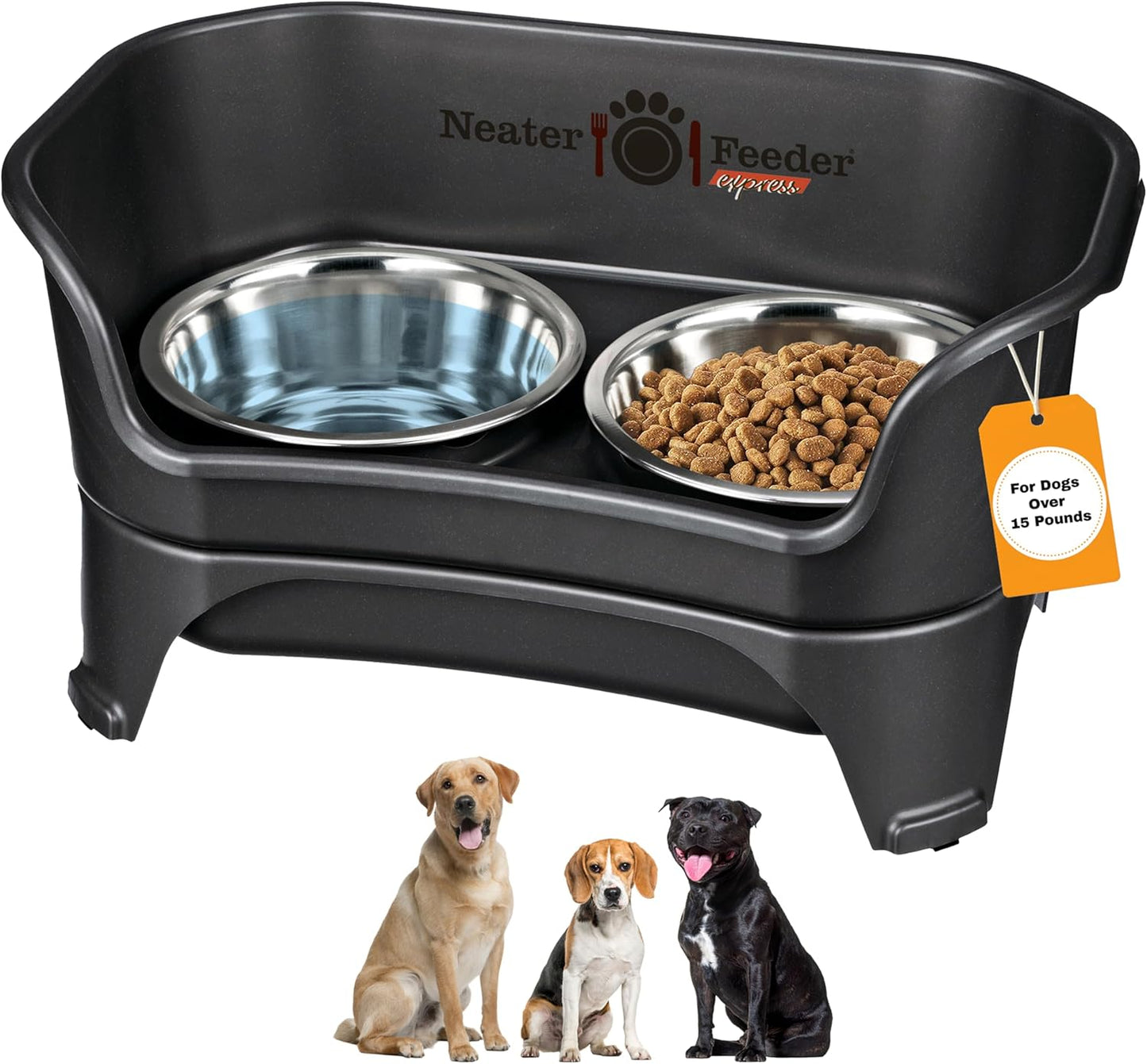 Neater Feeder Elevated Dog Bowls for Medium to Large Breeds