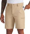 Willit Men's Golf Stretch Dress Shorts with Cargo Pockets