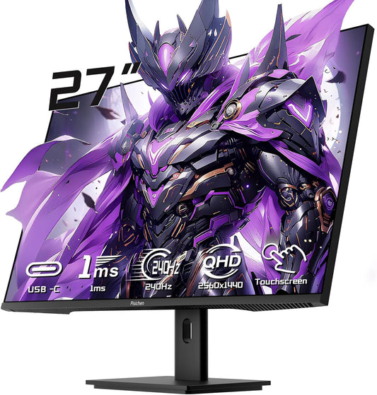 27 Inch Touch Screen Monitor with 240Hz Refresh Rate for Gaming