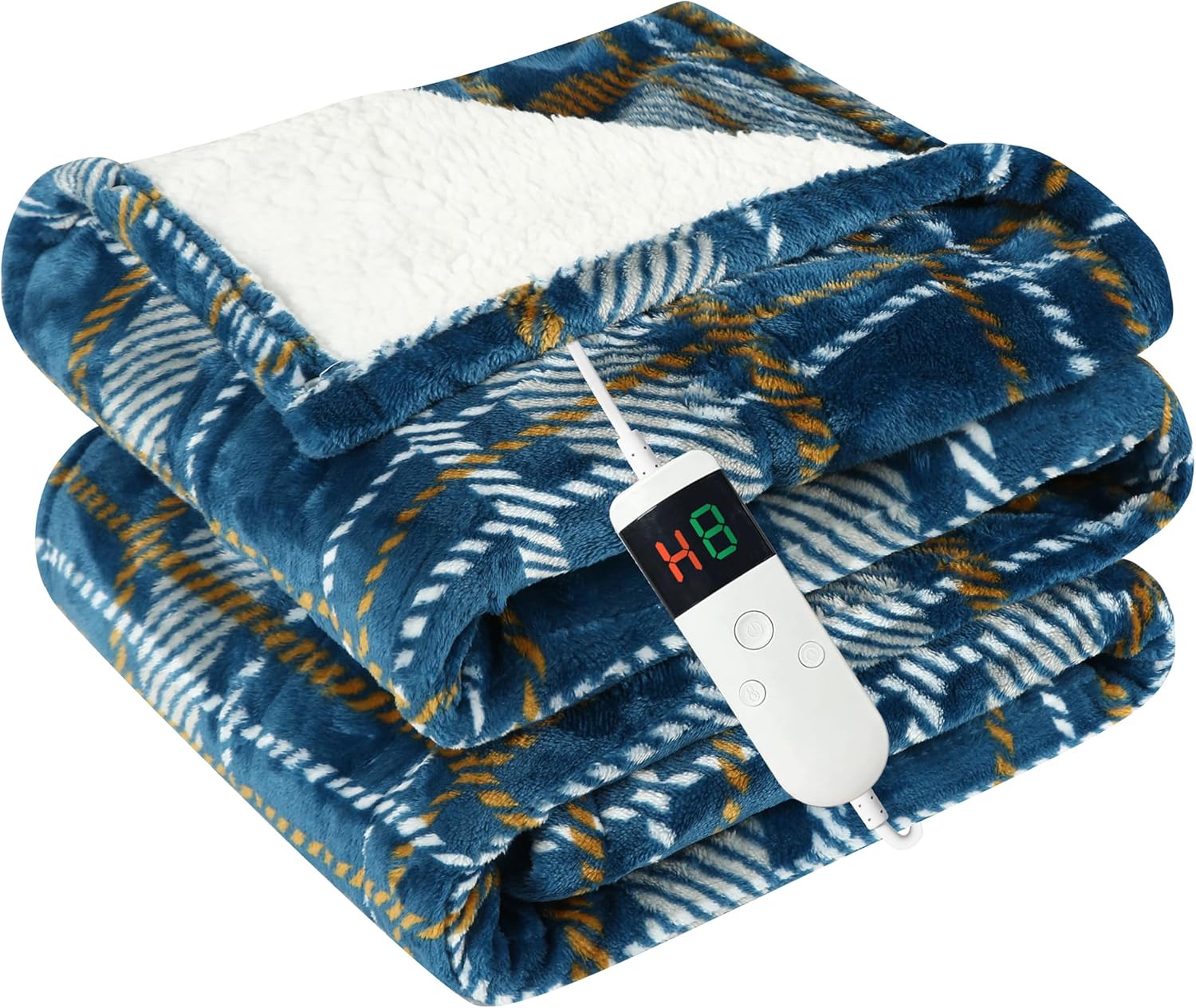 Electric Heated Blanket Throw 50ft'x60ft' for Cozy Comfort