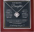 Heartfelt Daughter Necklace from Parents - Timeless Gift of Love