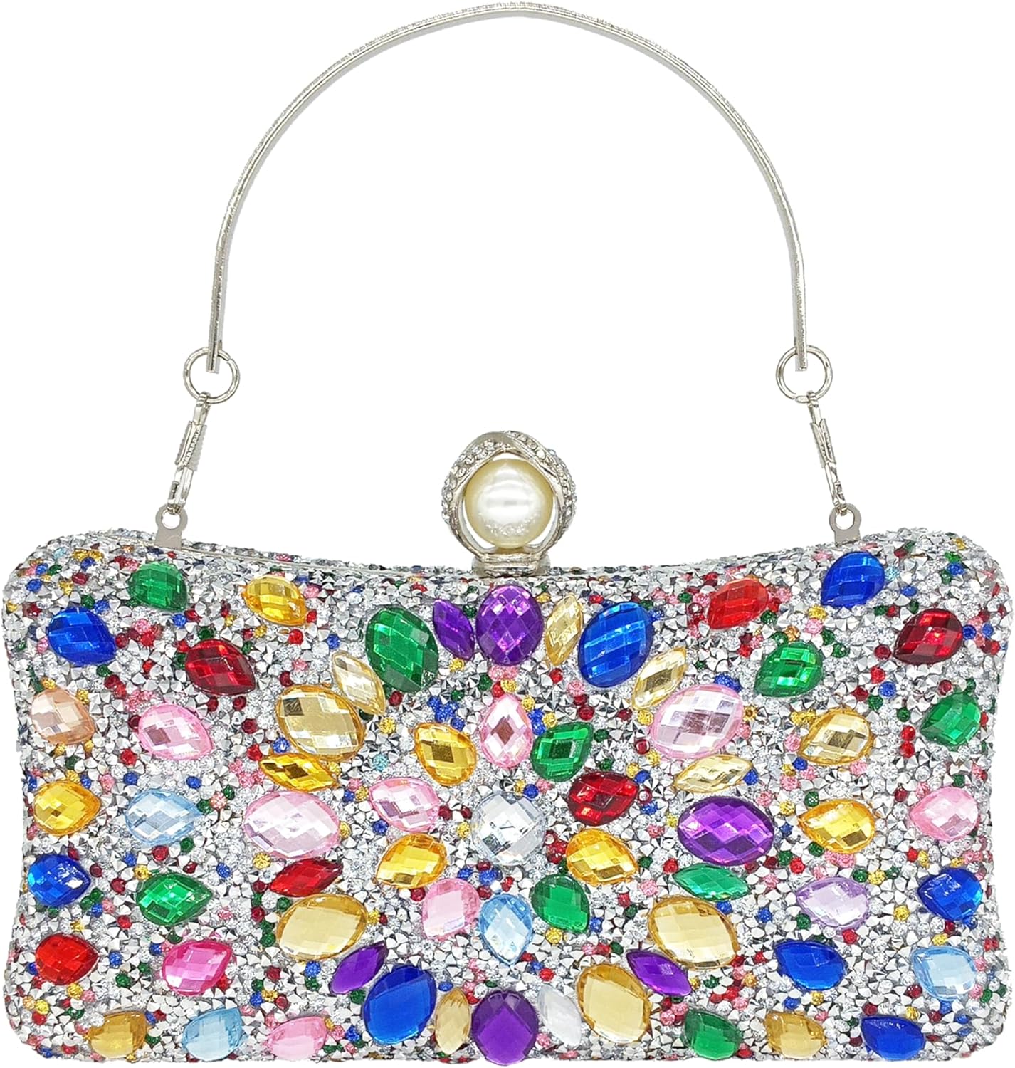 Rhinestone Clutch Purses for Women Evening Wedding Formal Bag