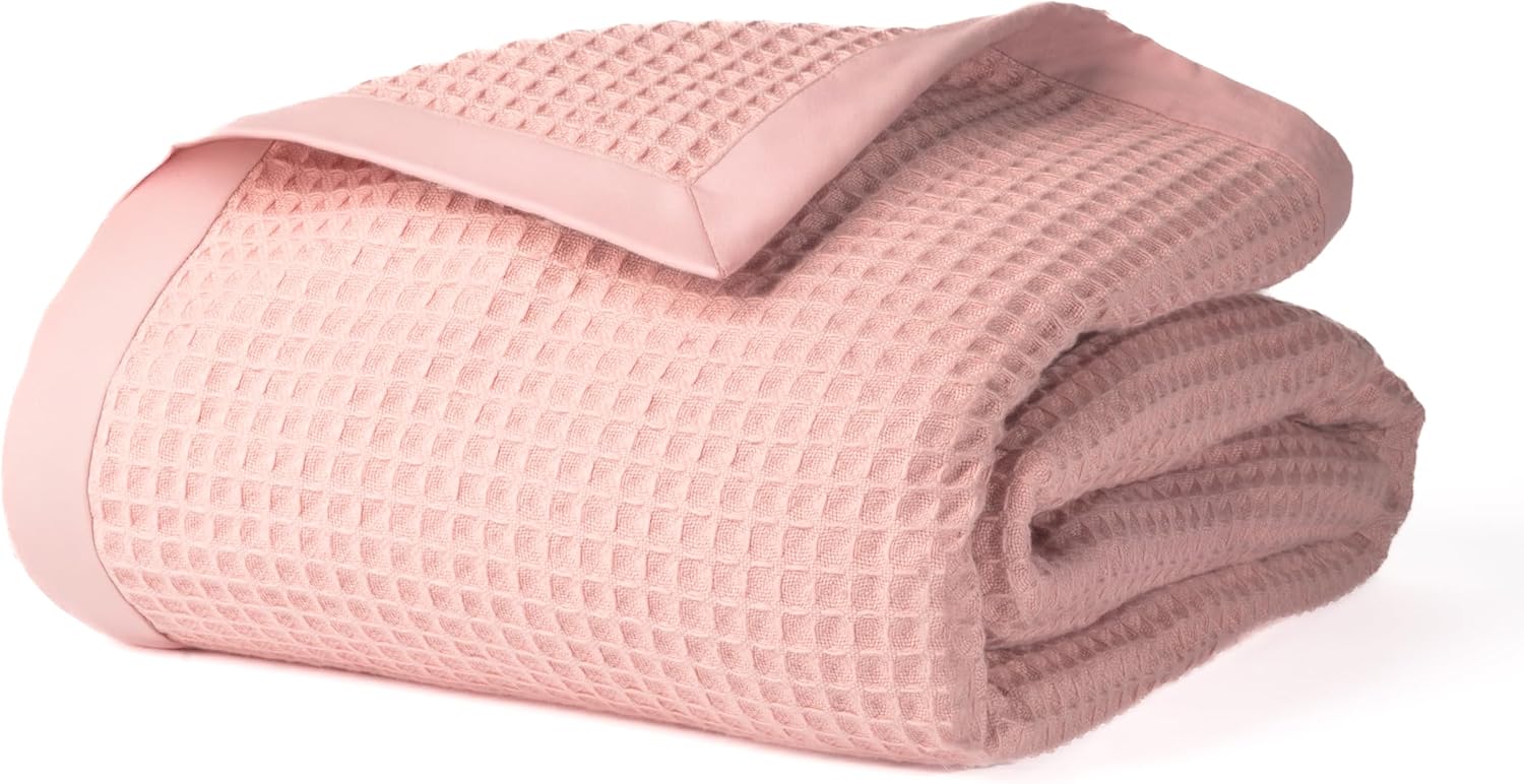 Organic Cotton Throw Blanket for Cozy All-Season Comfort