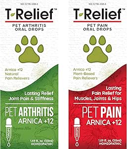 MediNatura T-Relief Pet Pain Relief Drops Bundle for Pets