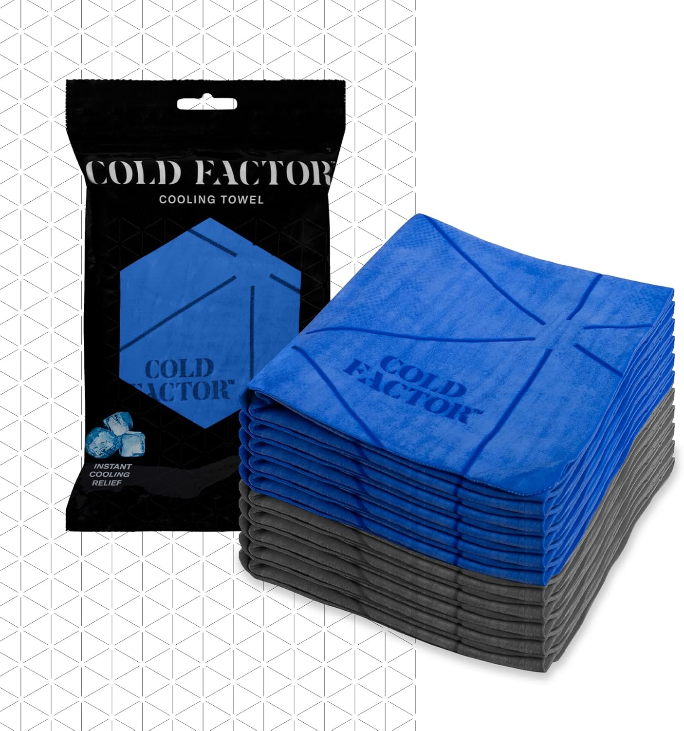 COLD FACTOR Cooling Towels for Sports and Outdoor Activities