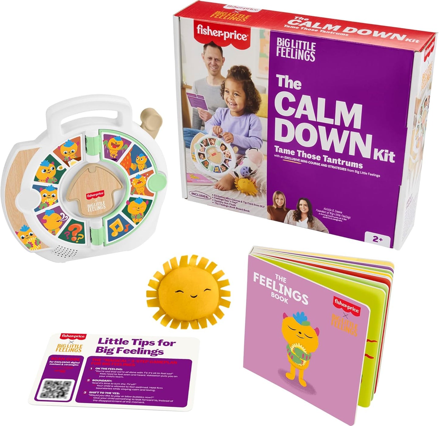 Fisher-Price Toddler Toys Calm Down Kit for Emotional Growth