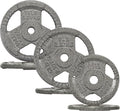 Standard Cast Iron 1-Inch Weight Plate Sets for Strength Training