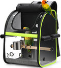Pecute Bird Carrier Backpack for Parrots - Ventilated Travel Cage