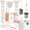 Macrame Kit for Adults Beginners with 165 Yards Cord - 7 Projects