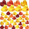 Hiboom 100 Pcs Fall Rubber Ducks 1.57 in Thanksgiving Party Favor Pack