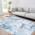 Area Rug 4x6 for Living Room Stain Resistant Carpet - Ultra Soft Low
