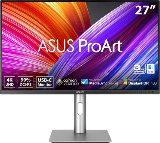 ASUS ProArt 27 4K HDR Monitor - Stunning Color Accuracy