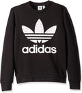 adidas Originals Unisex-Child Trefoil Crew Sweatshirt - Soft French