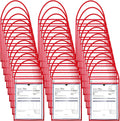 Job Ticket Holders 50 Pack 9 x 12 in Double-Sided Clear - Worksite