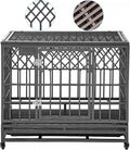 Heavy Duty Dog Cage for Large Dog - Escape Proof Metal Kennel