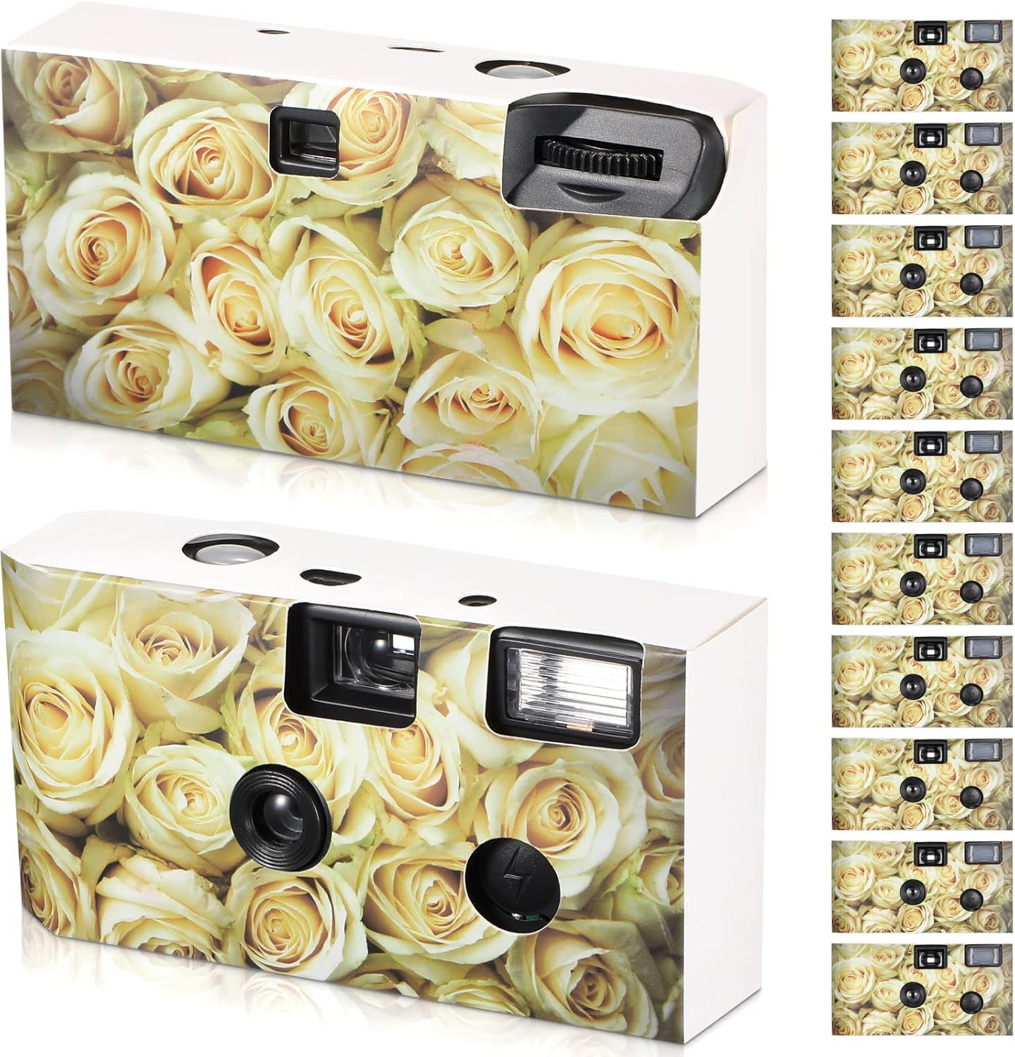 Capture Memories in Style with Yellow Rose Disposable Cameras