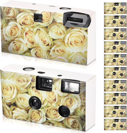 Capture Memories in Style with Yellow Rose Disposable Cameras
