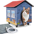 Cozy Outdoor Heated Cat House by PETZOOKA
