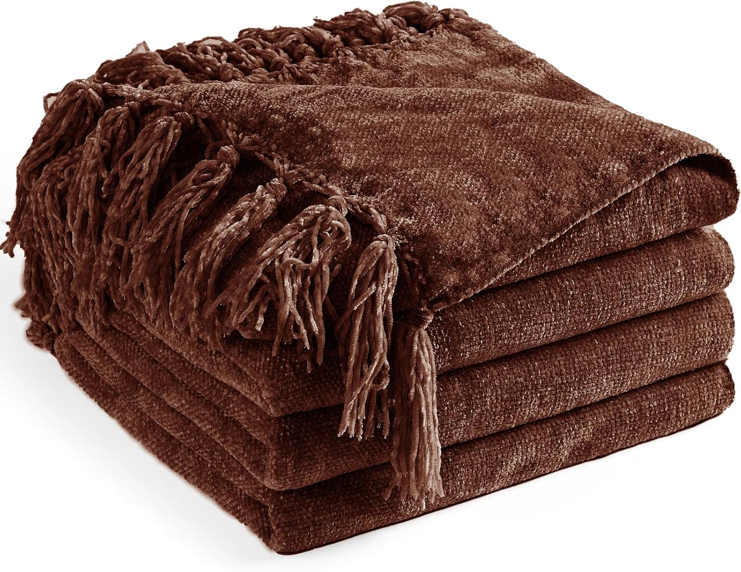 Chenille Throw Blanket for Couch 60in X 80in Soft Cozy Decor