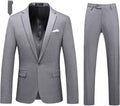 Slim Fit 2-Piece Tuxedo Suit for Men - One-Button Jacket & Pants