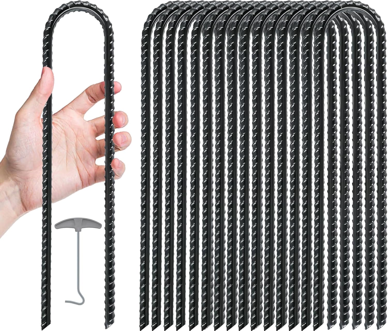 Gtongoko Trampolines Wind Stakes 16 Pack for Safety and Stability