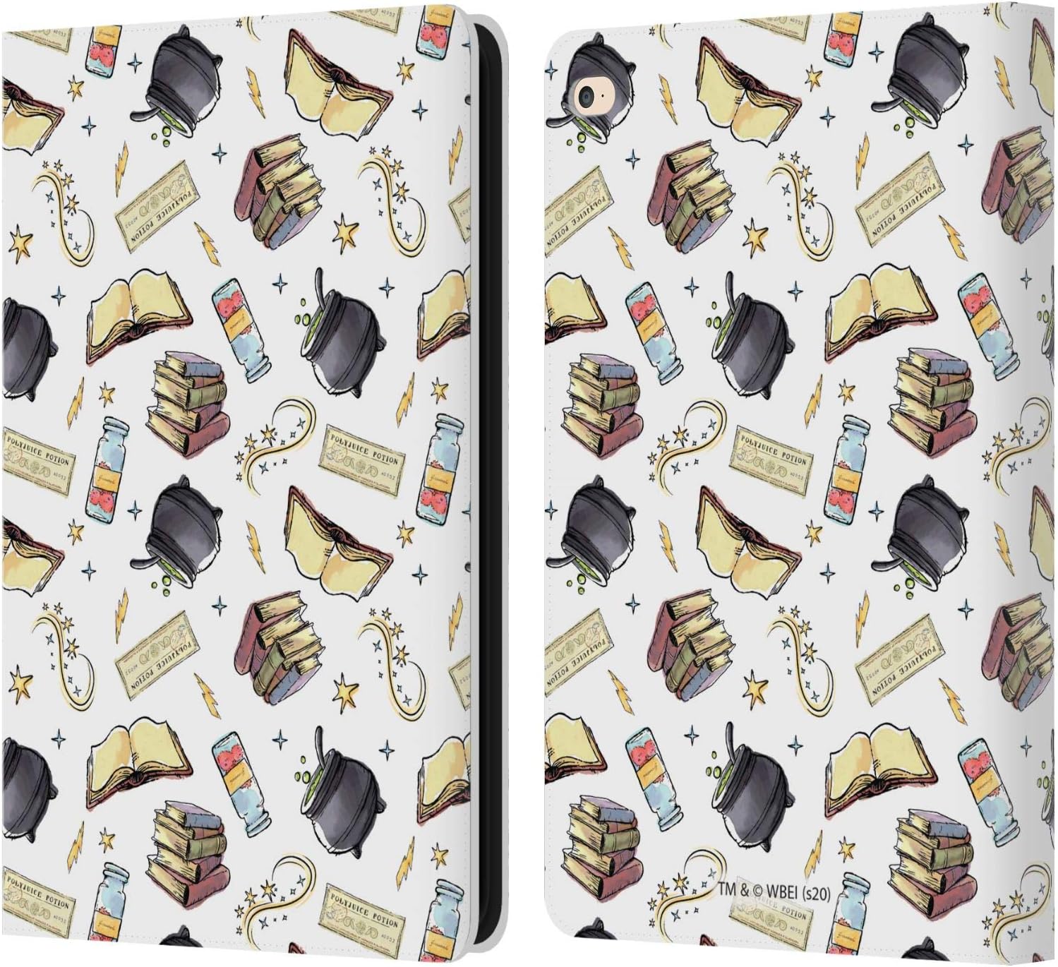 Harry Potter Hogwarts Pattern Leather Wallet Case for iPad Air 2