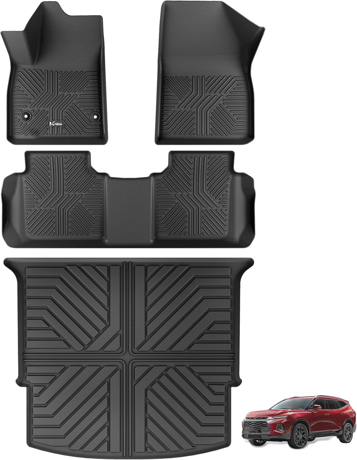 KARPAL Custom Fit Floor Mats for 2019-2025 Chevy Blazer