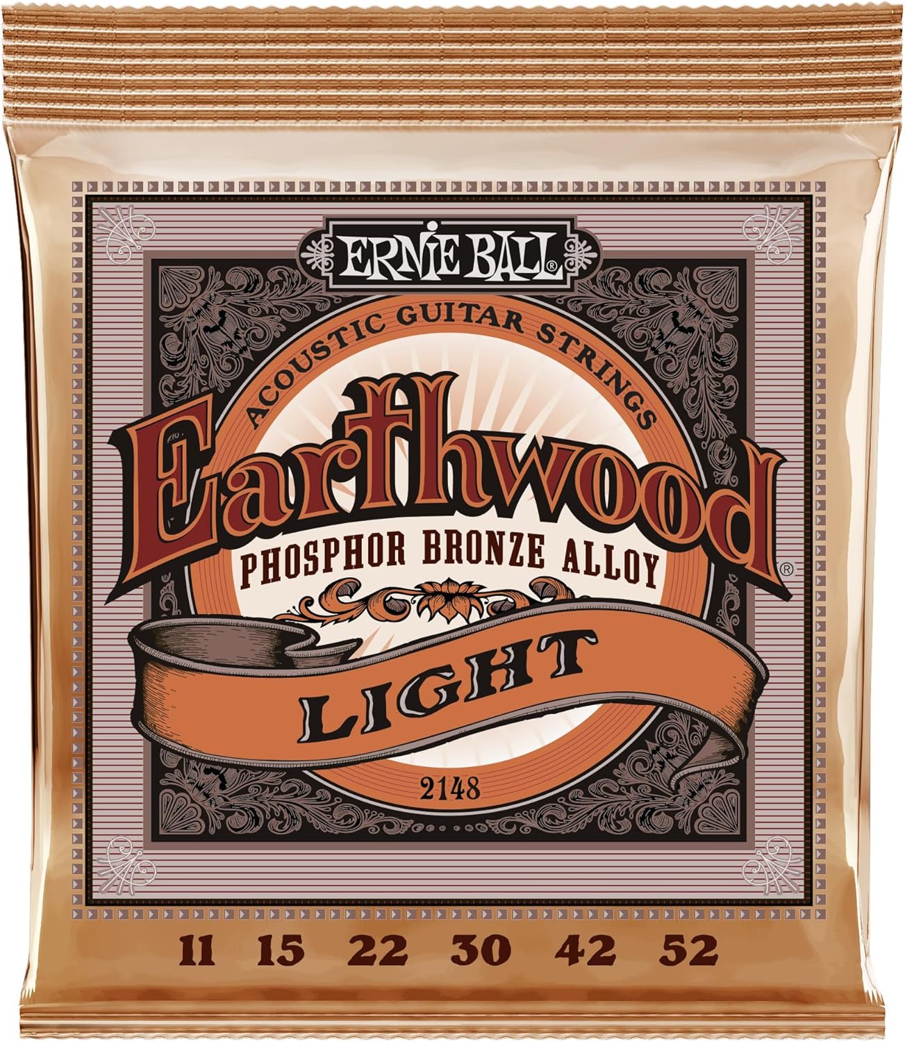 Ernie Ball Light Phosphor Bronze Acoustic Strings - Bright Tone