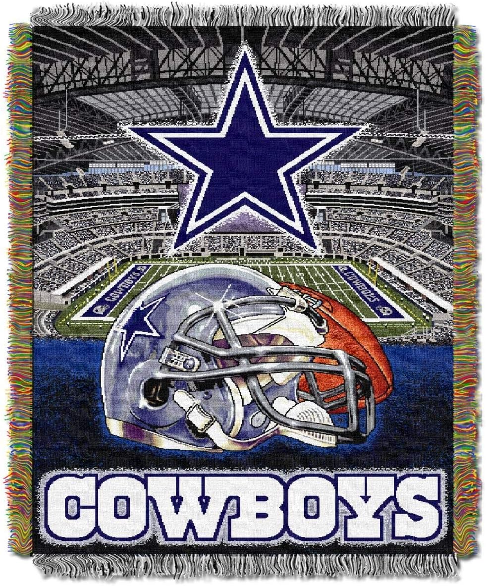 Dallas Cowboys Woven Tapestry Throw Blanket for Team Pride