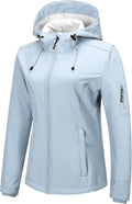 Softshell Jacket for Women Waterproof Fleece Lined - Warm Windproof