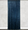 Velvet 12 ft x 60 in Navy Blue Drape Backdrop - Event Ready