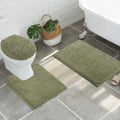 ITSOFT Non-Slip Shaggy Bathroom Mat Set for Ultimate Comfort
