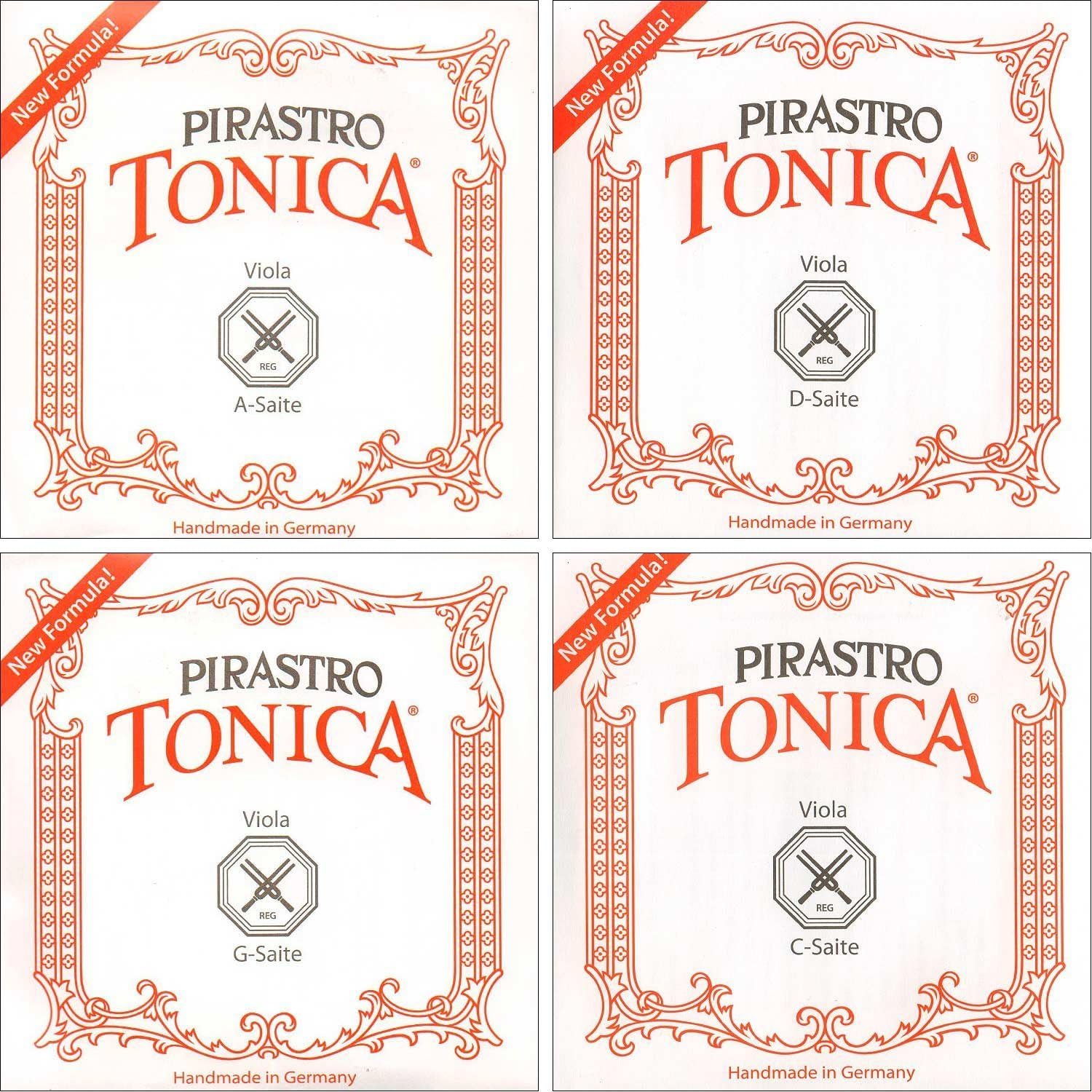 Pirastro Tonica Viola String Set for 16.5 inch Instruments