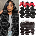 12A Human Hair Bundles with Frontal for Stunning Styles