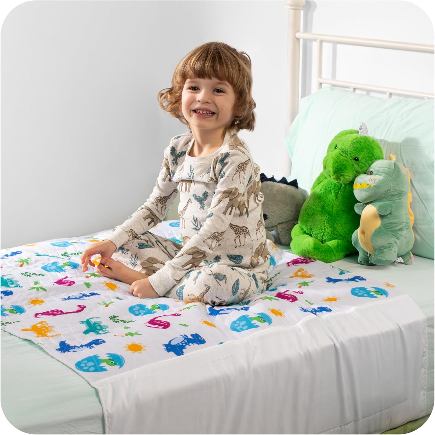 IMPROVIA Toddler Bed Wetting Pad 2 Pack for Potty Training