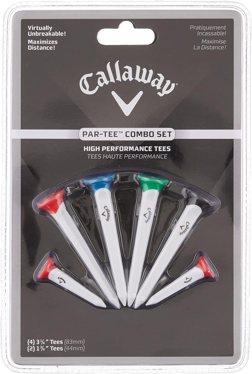 Callaway Plastic Golf Tees - Tee off with confidence!