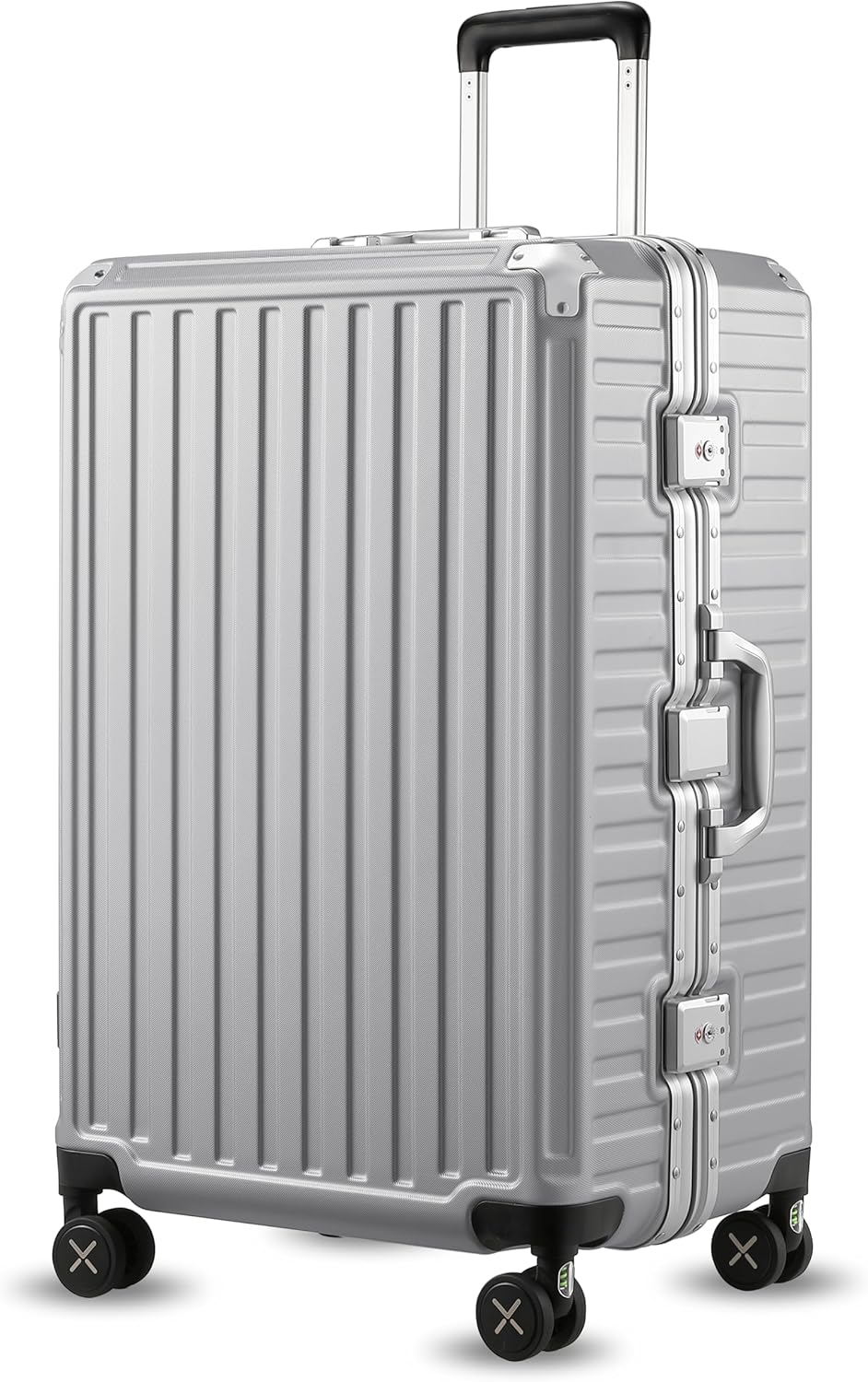 LUGGEX Aluminum Frame Luggage: Durable 28 Inch Spinner Suitcase