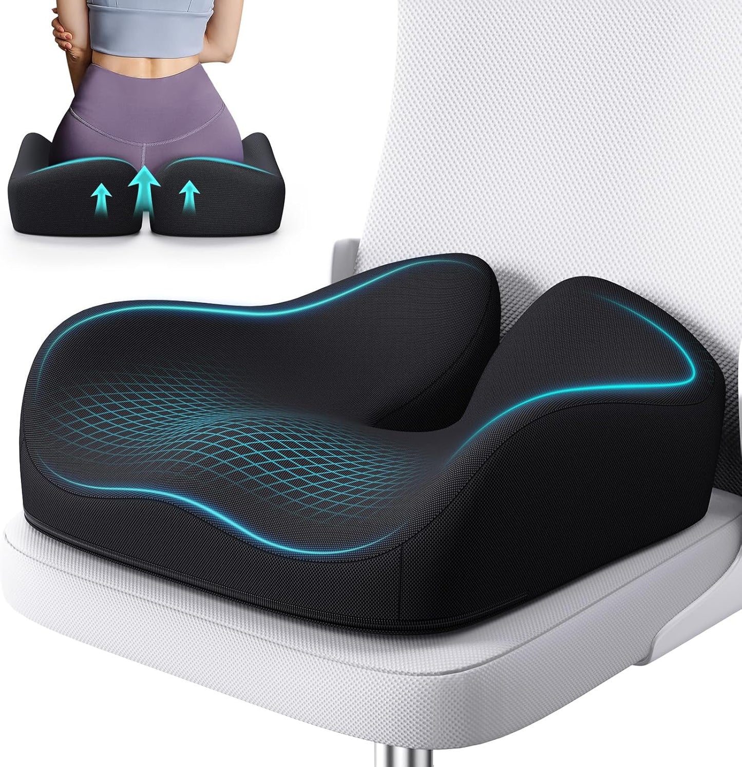 Memory Foam Seat Cushion for Pain Relief