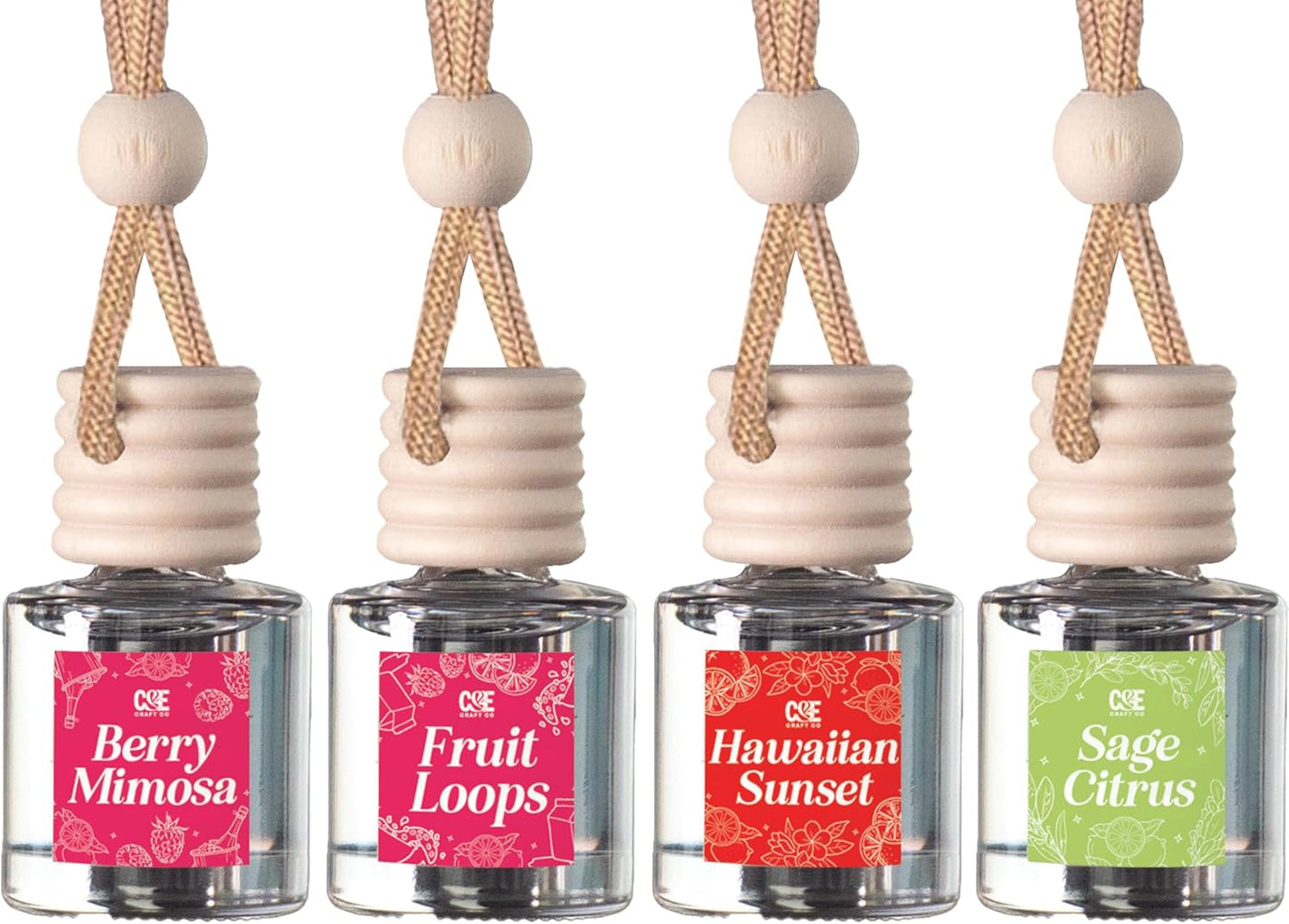 Long-Lasting Aromatherapy Car Diffuser Set