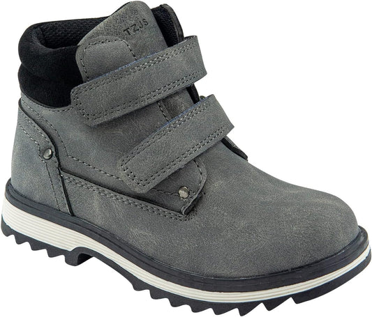 TZJS Kids' Hiking Work Boots for Boys Girls, Waterproof Ankle Boots