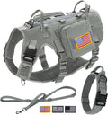 Tactical Dog Harness for Large Dogs - No Pull, All-in-One Gear
