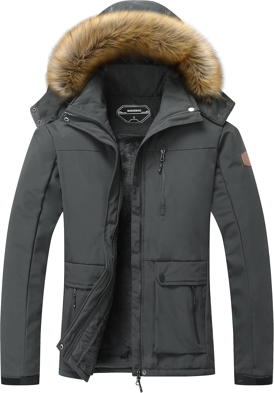 MOERDENG Women's Waterproof Ski Snow Jacket for Winter Activities