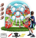 6Ft Football Target Toss Game - Inflatable Football Throwing Target