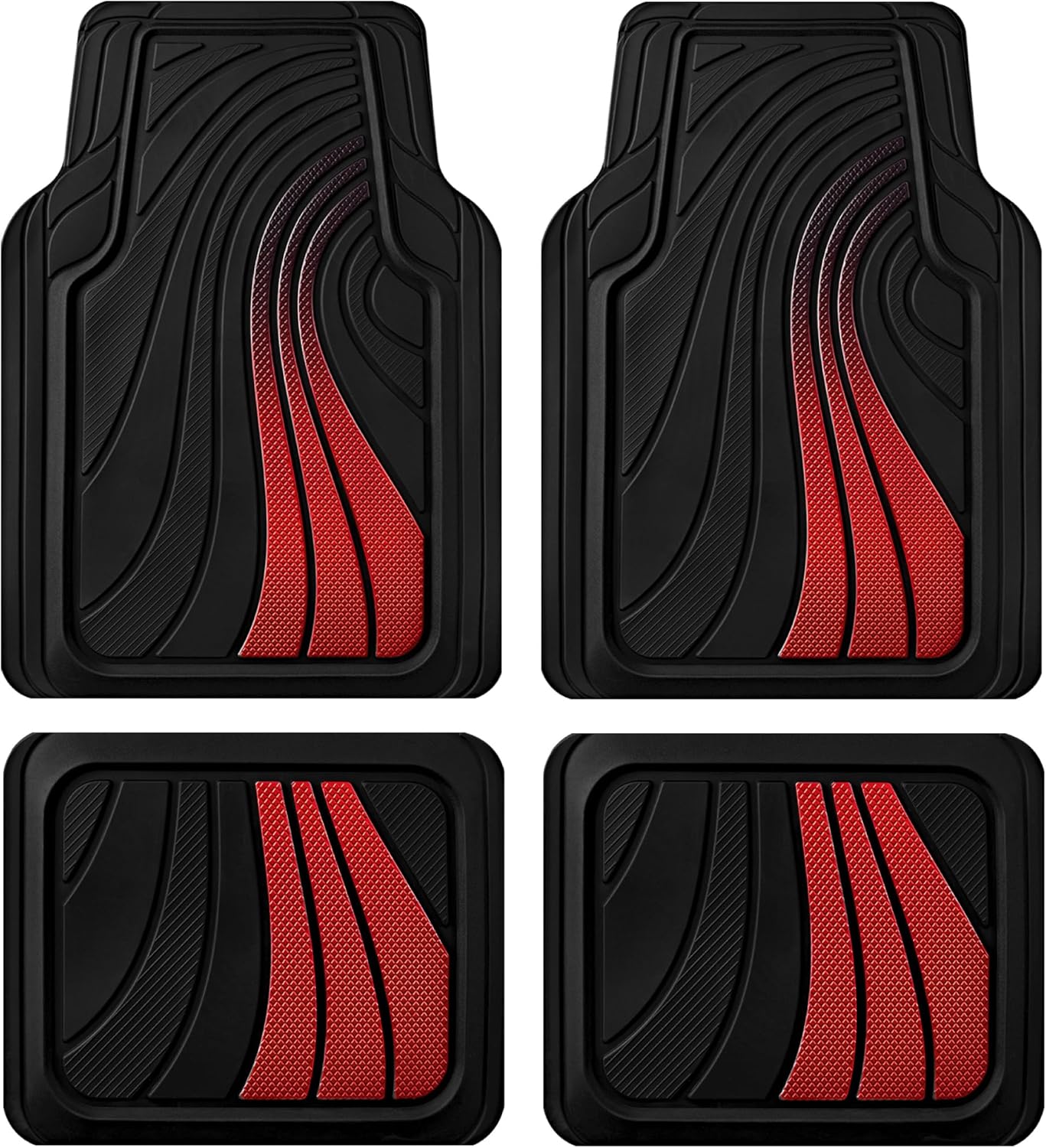 Road Comforts Car Floor Mats Full Set for All-Weather Protection