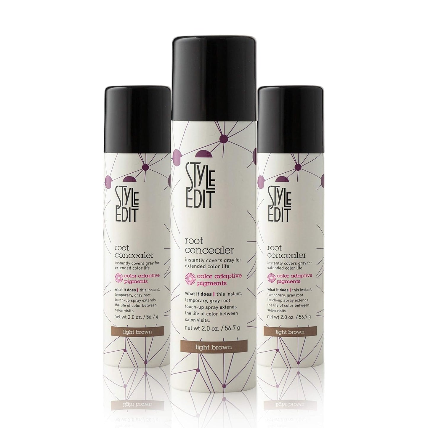 Style Edit Root Concealer Touch Up Spray for Grey Roots