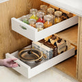 Pull Out Cabinet Organizer 21in Deep 12in Wide - Smooth Slide