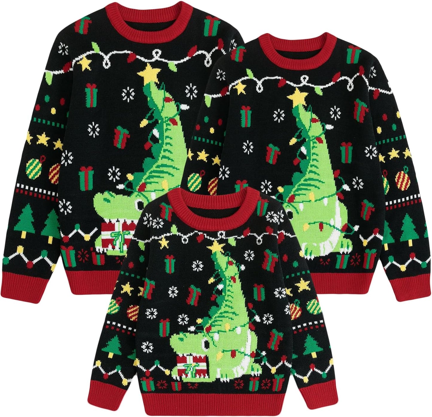 Curipeer Ugly Family Matching Christmas Sweaters for All Ages