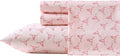 Wrangler Full Bed Sheets Steer Skulls Pink - Ultra-Soft All-Season
